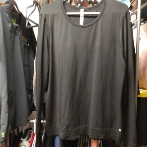 Lululemon black long sleeve size 12